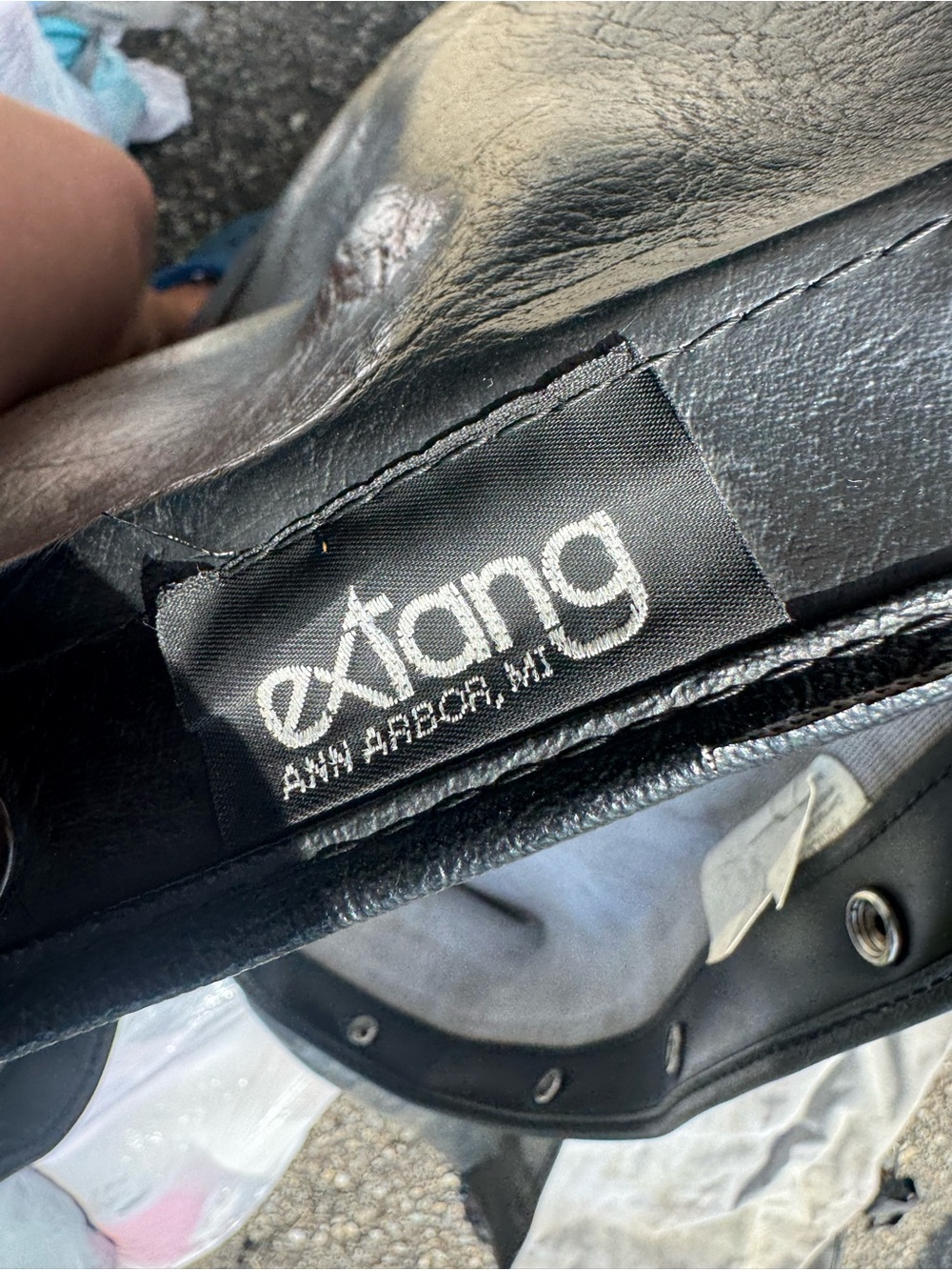 extang Black Leather Truck Tool Box Strap Cover